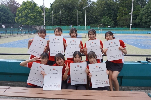 中学女子硬式テニス部　活動報告