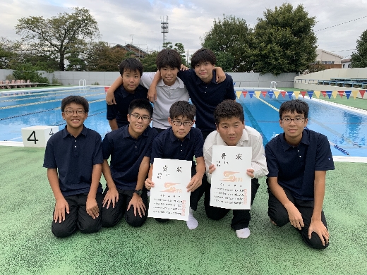 中学水泳部　活動報告
