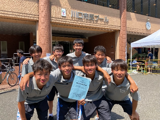 中学水泳部　活動報告