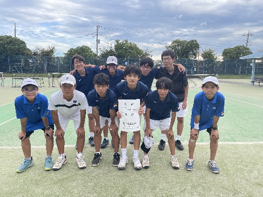 中学男子硬式テニス部　活動報告