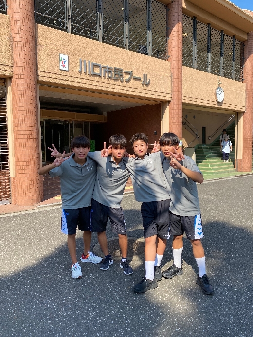 中学水泳部　活動報告