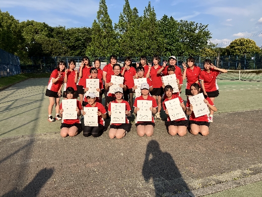 中学女子硬式テニス部　活動報告