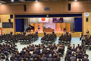 第23回 中学校卒業式が挙行されました