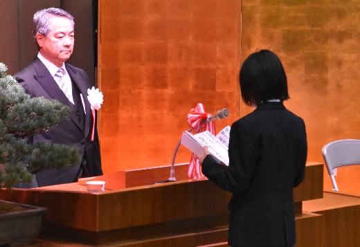 第25回 中学入学式が挙行されました