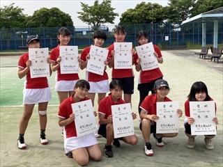 中学女子硬式テニス部　活動報告