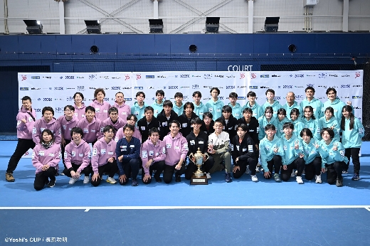 高校男子・女子硬式テニス部　「Yoshi’s CUP 2025」にボールパーソンとして本校生徒が参加しました