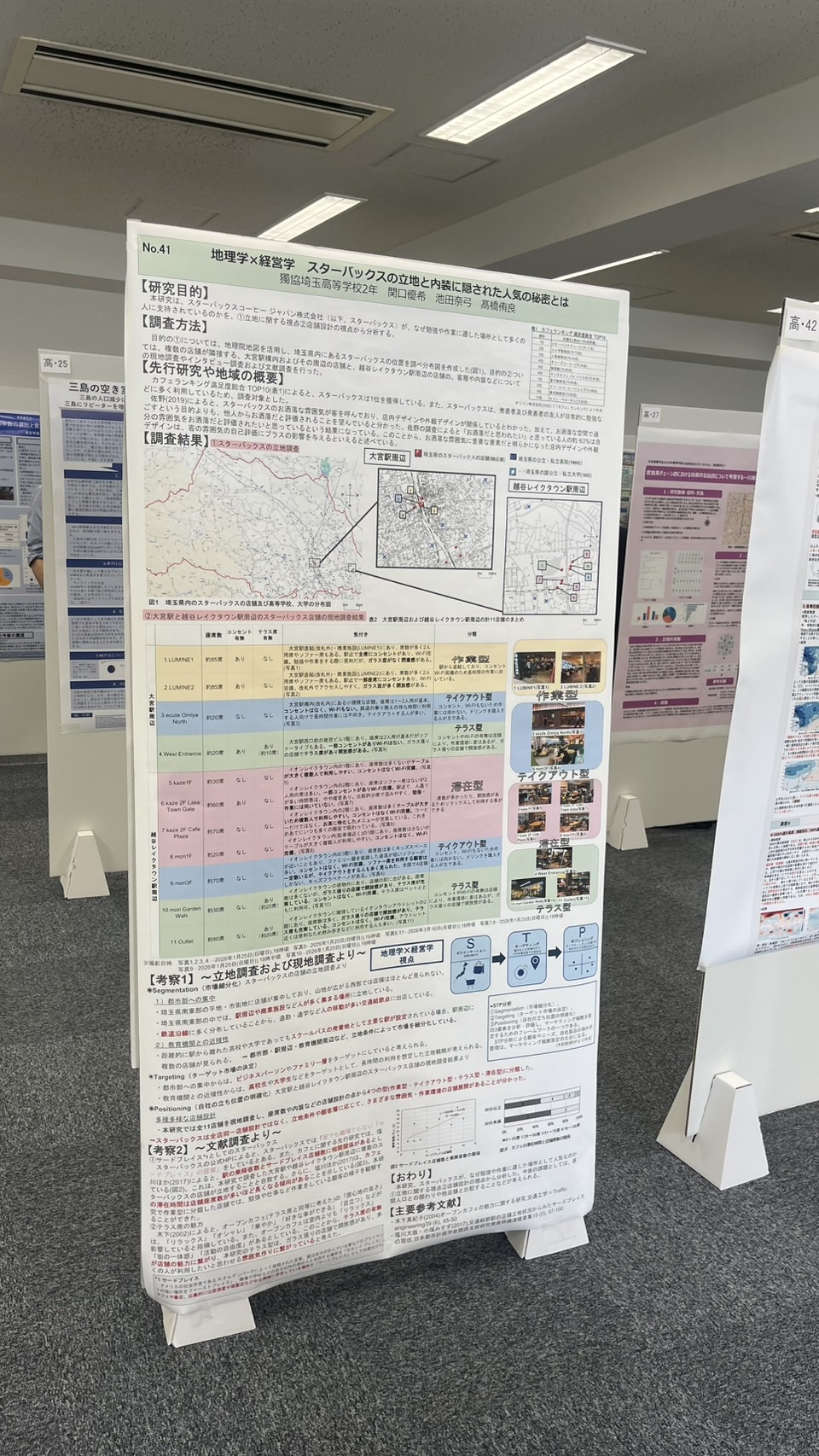 日本地理学会「春季学術大会」に本校生徒が参加しました