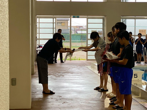 中学水泳部　活動報告