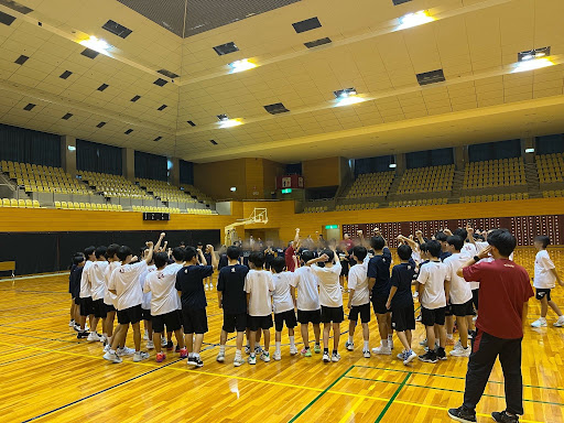 中学男女バスケットボール部活動報告「越谷アルファーズのクリニックに参加しました!」